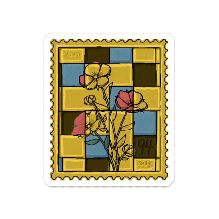 アクリルバッジ - 50 x 50 (mm)