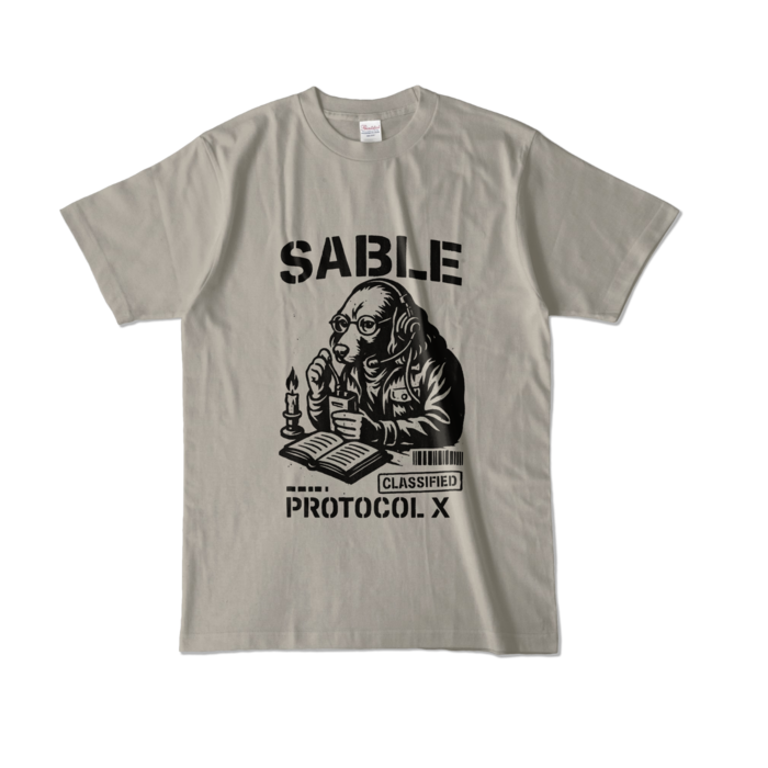 カラーTシャツ - L - シルバーグレー (淡色)