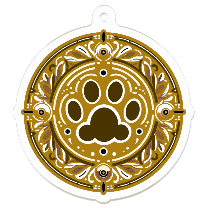 アクリルキーホルダー - 50 x 50 (mm)