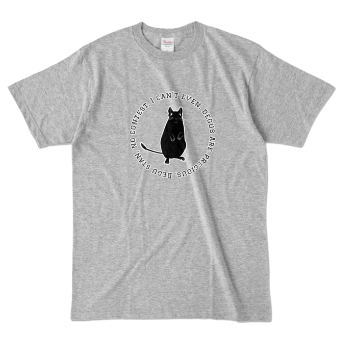 カラーTシャツ - L - 杢グレー (濃色)