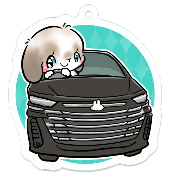 アクリルキーホルダー - 50 x 50 (mm)