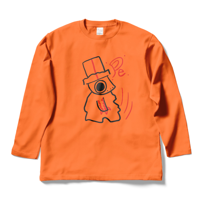 ロングスリーブTシャツ - L - オレンジ
