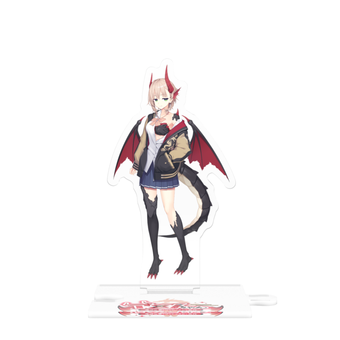ほかん立ち絵vol.2：制服ドラゴン（ジト目）