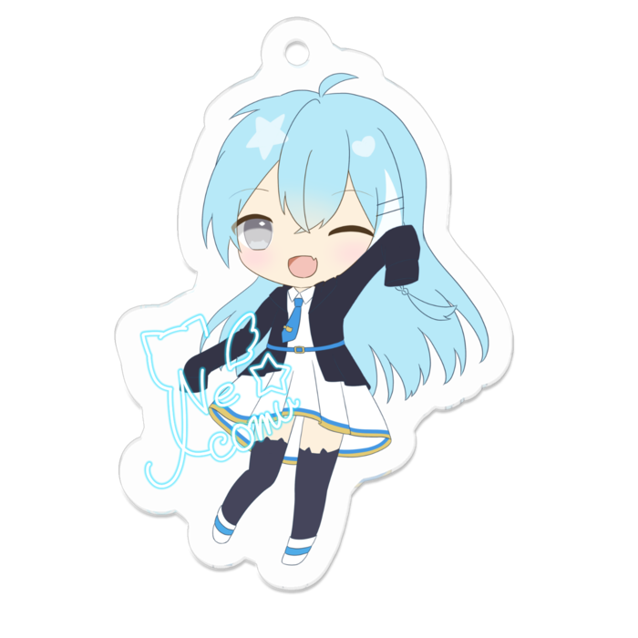 アクリルキーホルダー - 50 x 50 (mm)