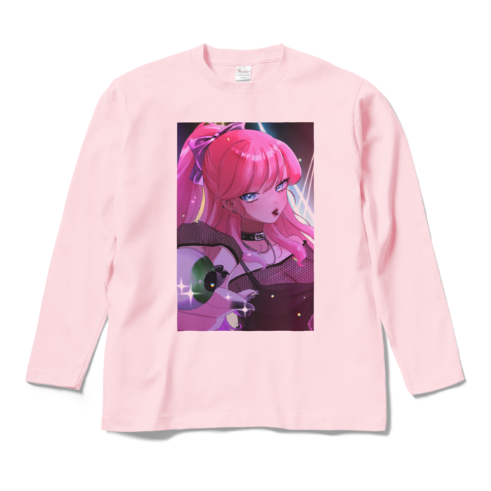 ロングスリーブTシャツ - M - ライトピンク