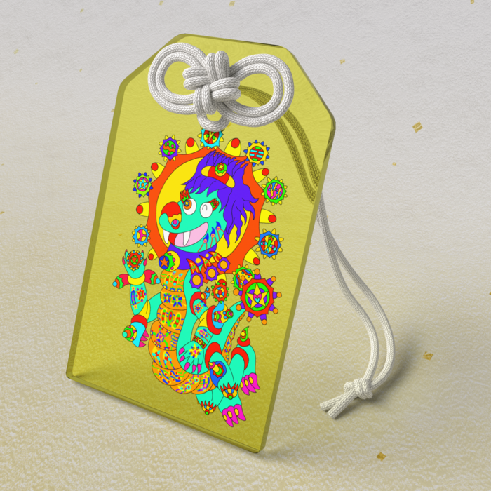 アクリルお守り - 50 × 80mm