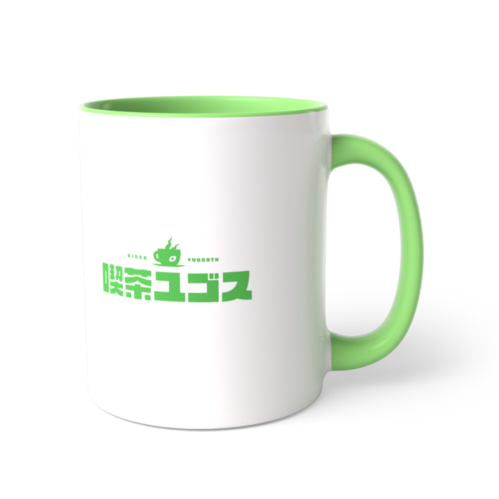 【緑】ツートンカラーマグカップ 