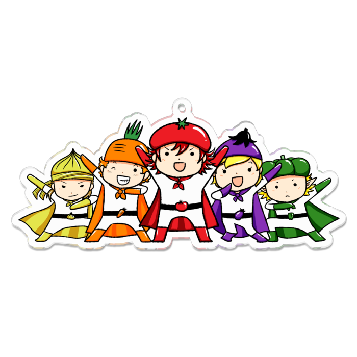 アクリルキーホルダー - 100 x 100 (mm)