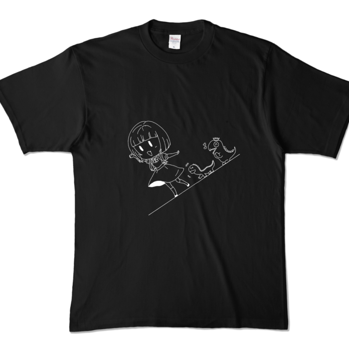 カラーTシャツ - XL - ブラック (濃色)