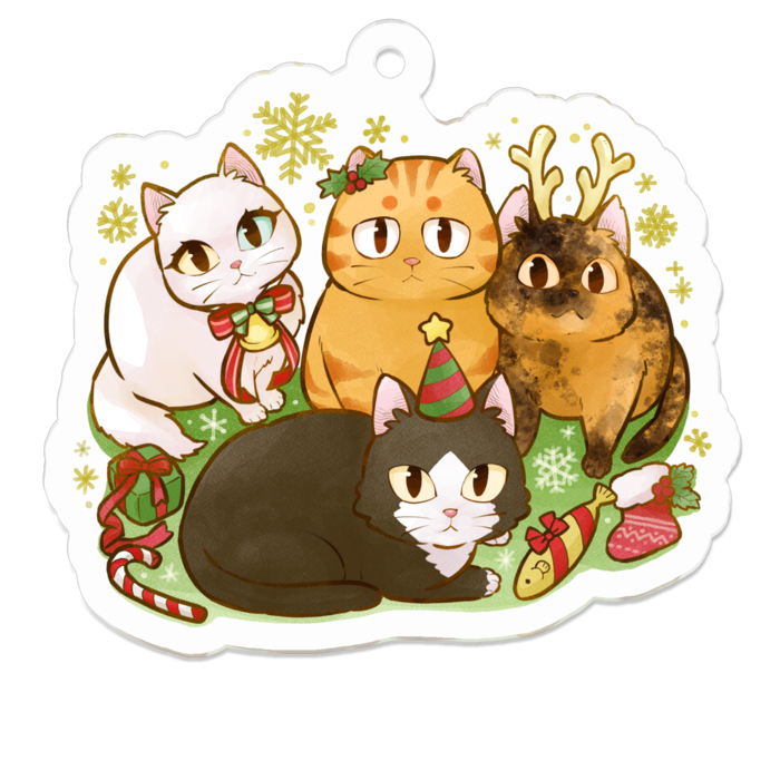 アクリルキーホルダー - 50 x 50 (mm)