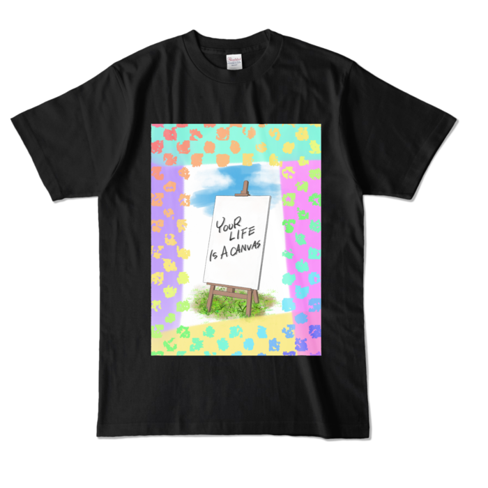 カラーTシャツ - L - ブラック (濃色)