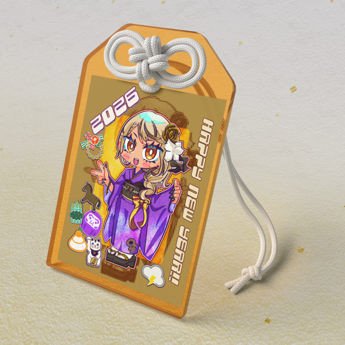 アクリルお守り - 50 × 80mm