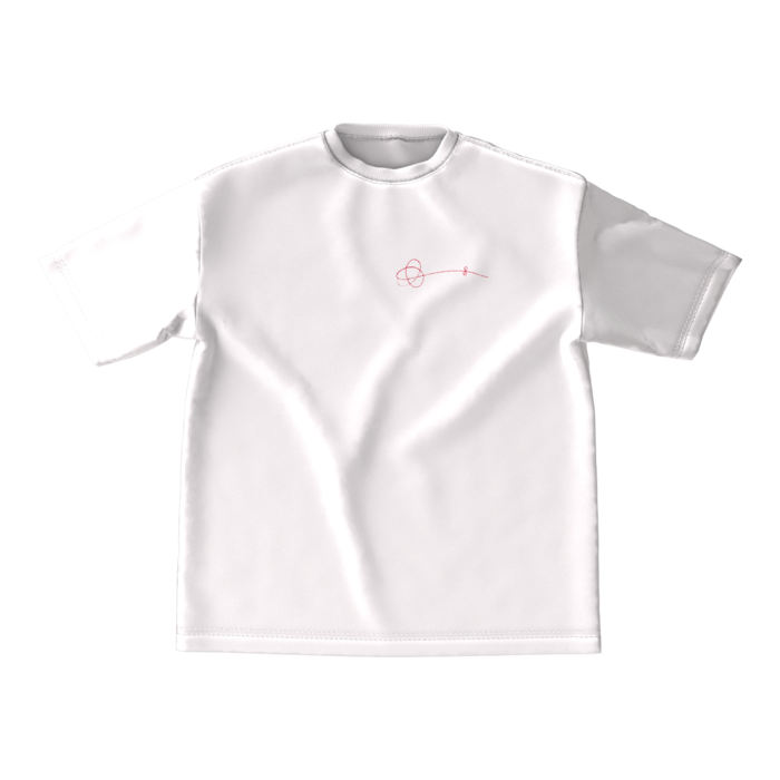 Tシャツ白（サインロゴ苺） - M - 