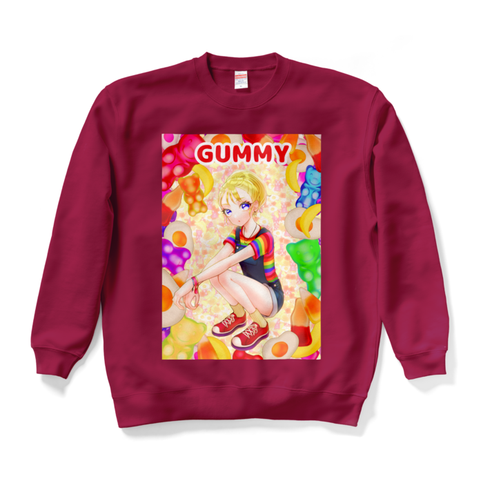 スウェット - XL - バーガンディ