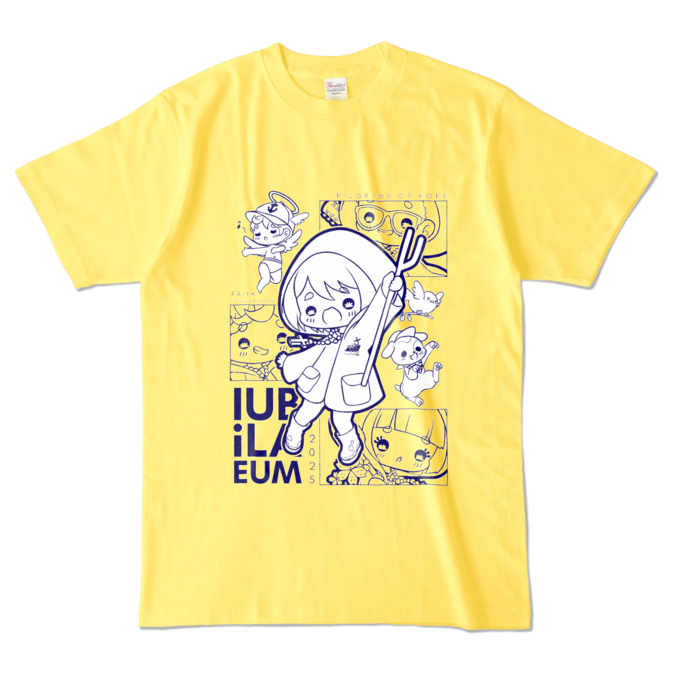 カラーTシャツ - L - イエロー (濃色)