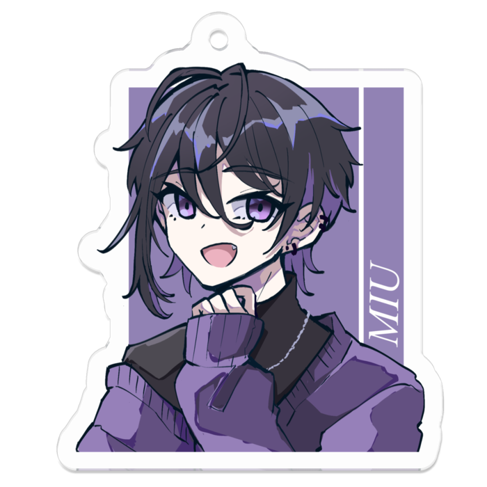 アクリルキーホルダー - 50 x 50 (mm)