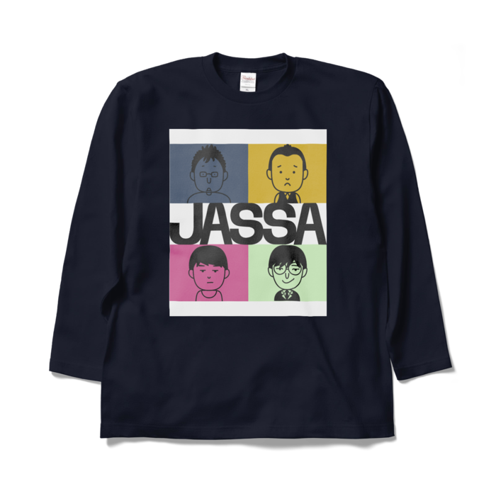 JASSAロングスリーブTシャツネイビー - XL - ネイビー