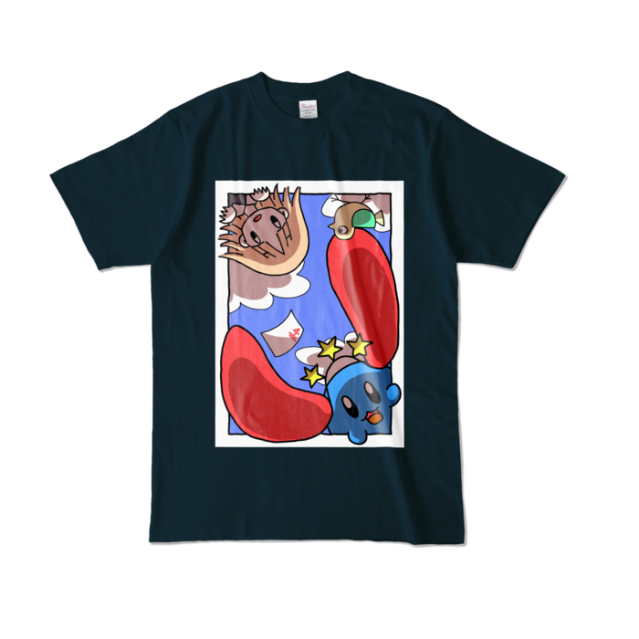 カラーTシャツ - L - ネイビー (濃色)