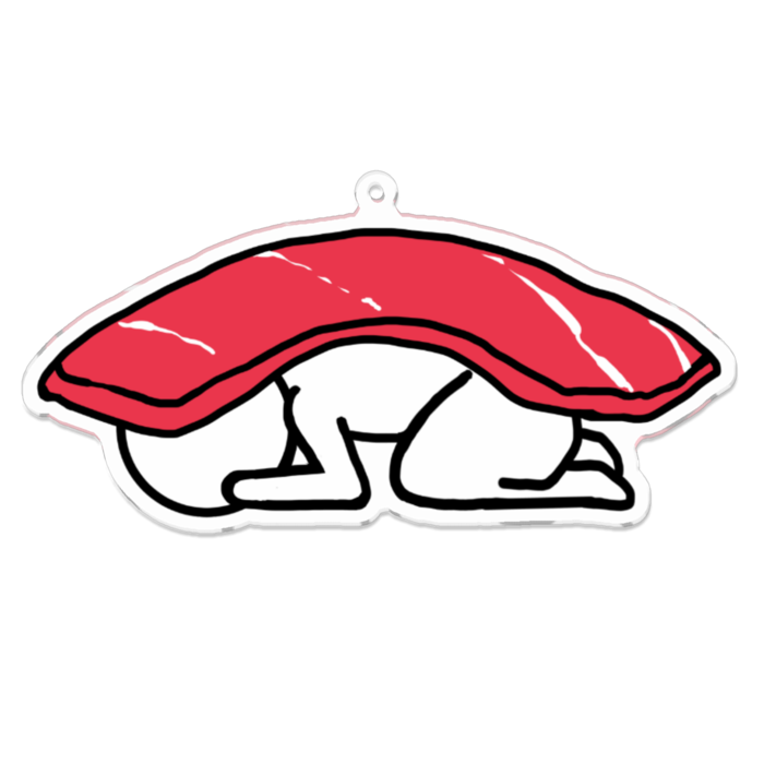 アクリルキーホルダー(コーティング) - 100 x 100 (mm)