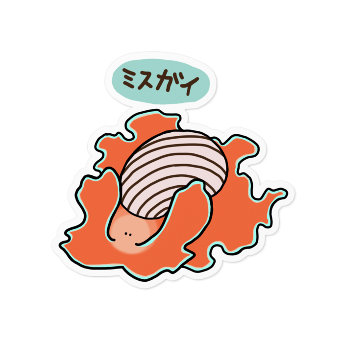 ステッカー - 100 x 100 (mm)