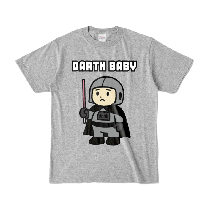 カラーTシャツ - S - 杢グレー (濃色)