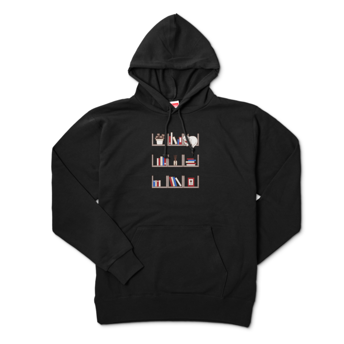 プルパーカー　黒色　XL