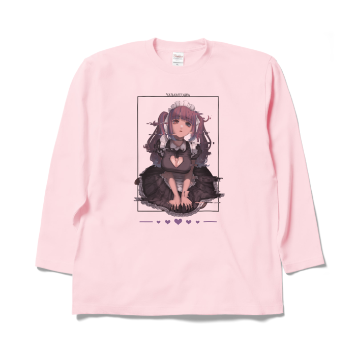 ロングスリーブTシャツ - XL - ライトピンク