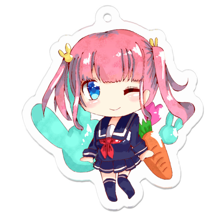 アクリルキーホルダー - 50 x 50 (mm)