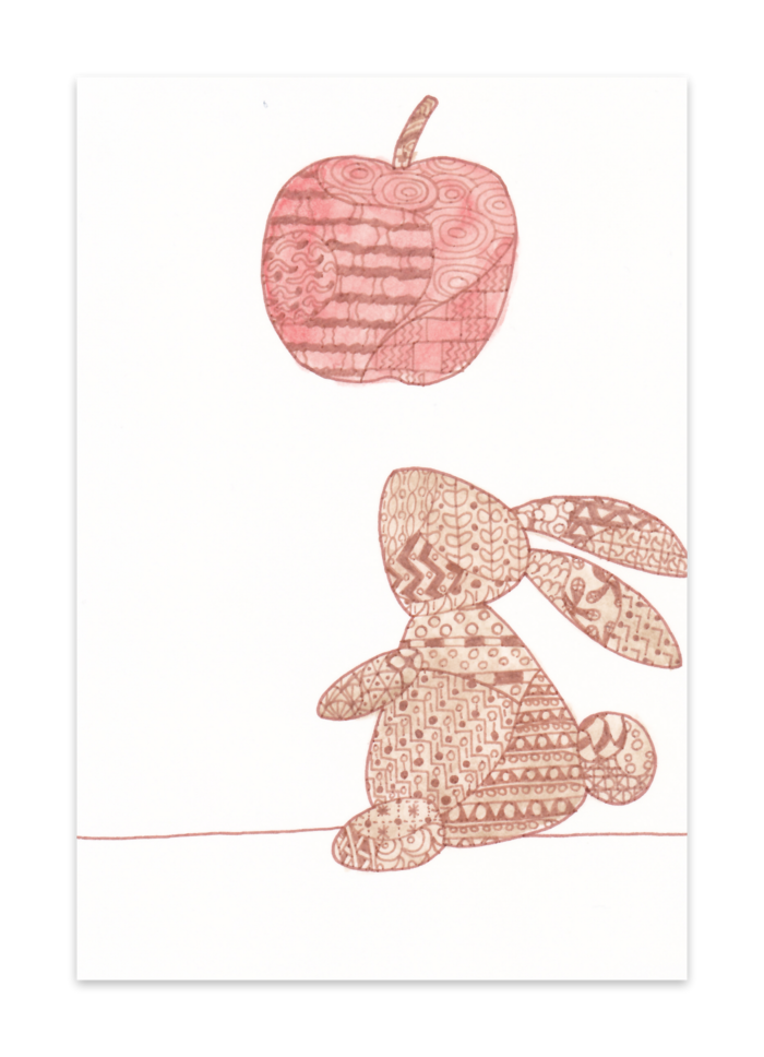 リンゴとウサギ 古里屋 Booth