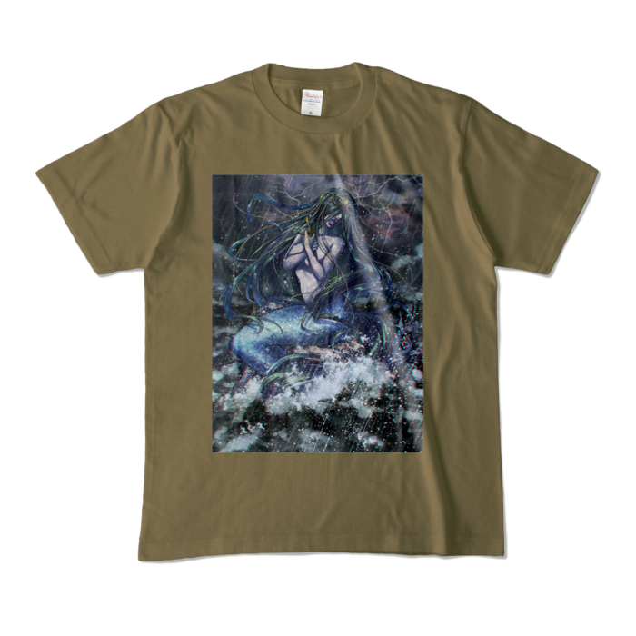 カラーTシャツ - M - オリーブ (濃色)