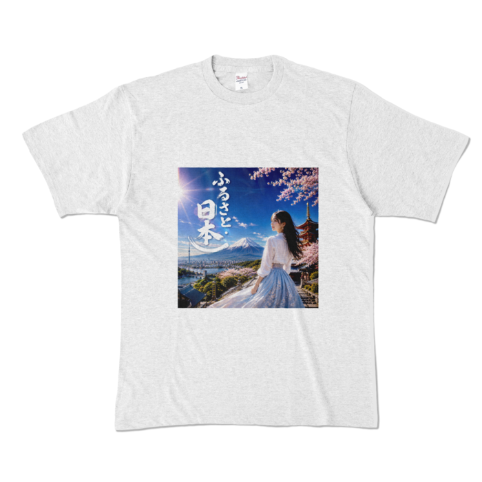 カラーTシャツ - XL - アッシュ （淡色）