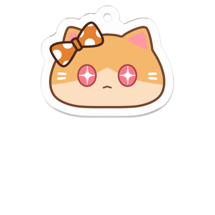 アクリルキーホルダー - 50 x 50 (mm)