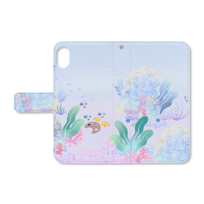 手帳型iPhoneケース - iPhone XR - ストラップ穴 あり