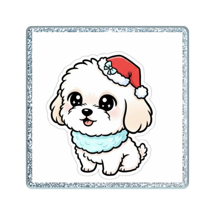 ラメアクリルキーホルダー - 50 × 50mm