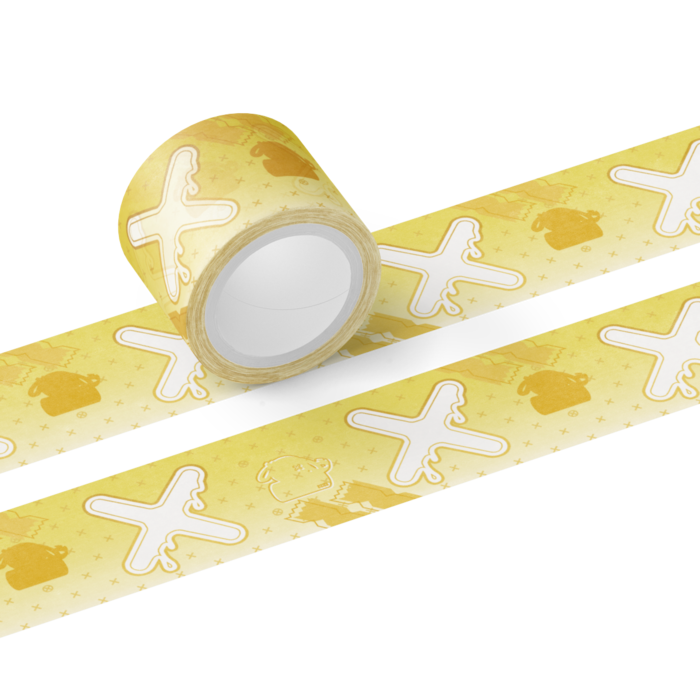 マスキングテープ(黄) - テープ幅 30mm