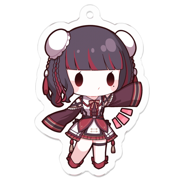 ぽんぽんアクリルキーホルダー(挨拶)