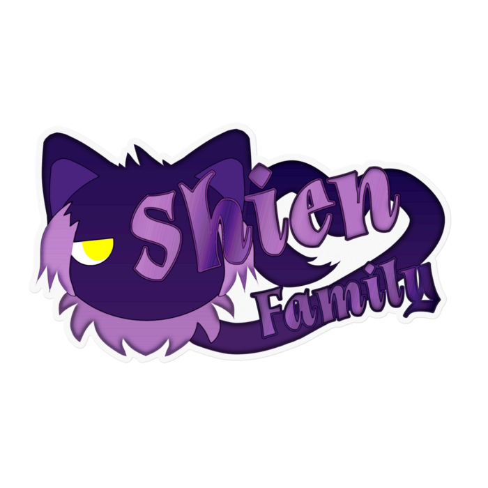 非公式 シエン組ロゴ風イラストステッカー 形兎工房 Booth