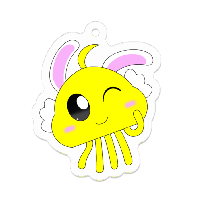 アクリルキーホルダー - 50 x 50 (mm)