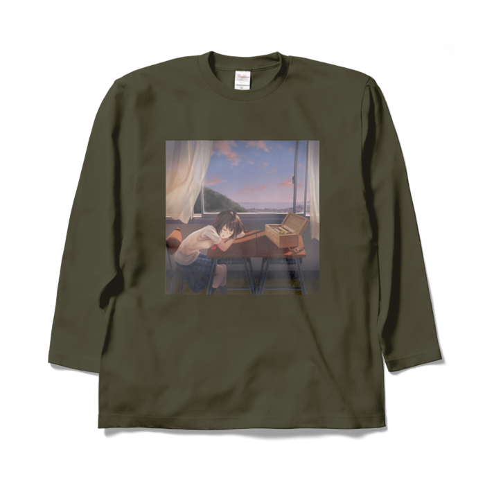 ロングスリーブTシャツ - XL - アーミーグリーン