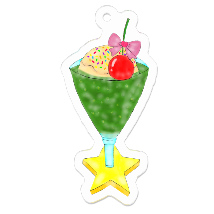 アクリルキーホルダー - 50 x 50 (mm)