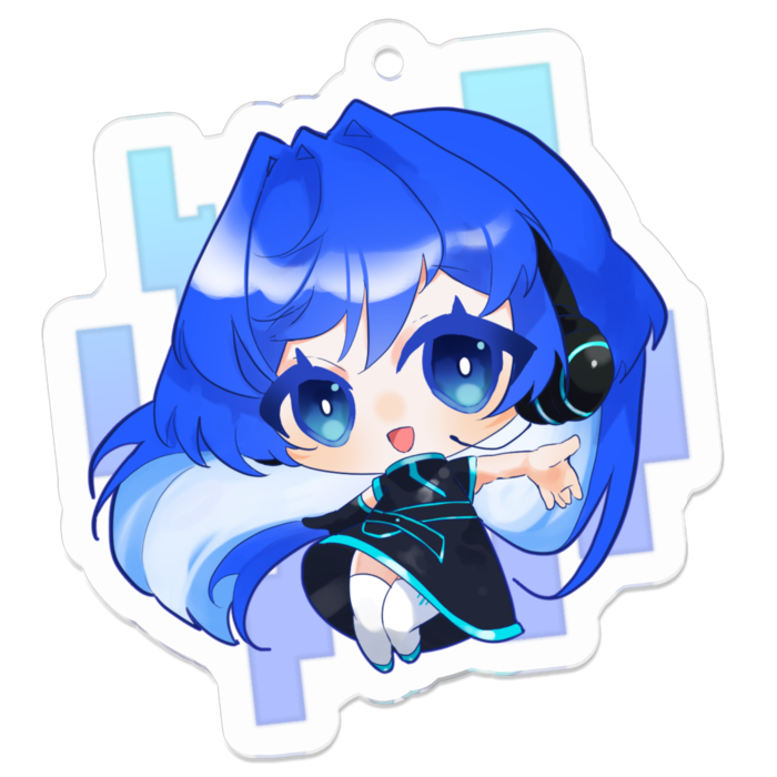 アクリルキーホルダー - 50 x 50 (mm) - AO