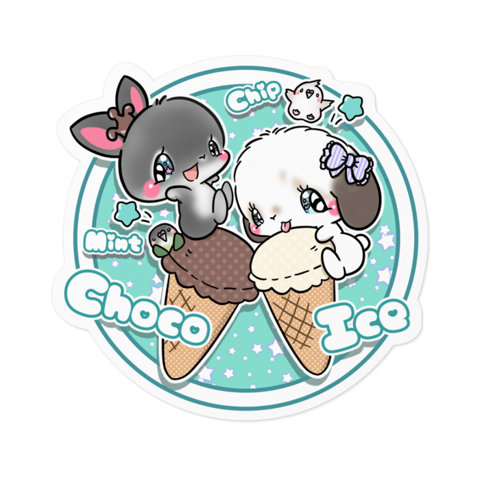 ステッカー - 100 x 100 (mm)