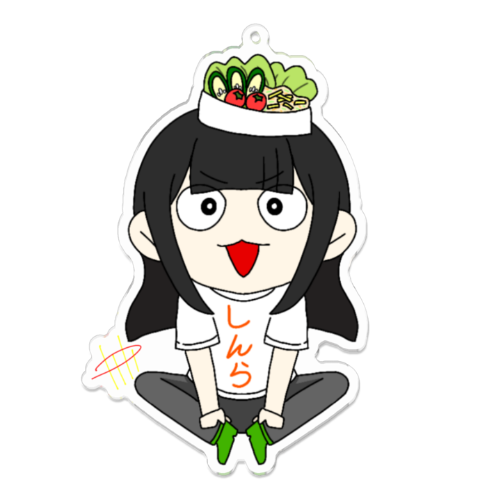 アクリルキーホルダー - 100 x 100 (mm)