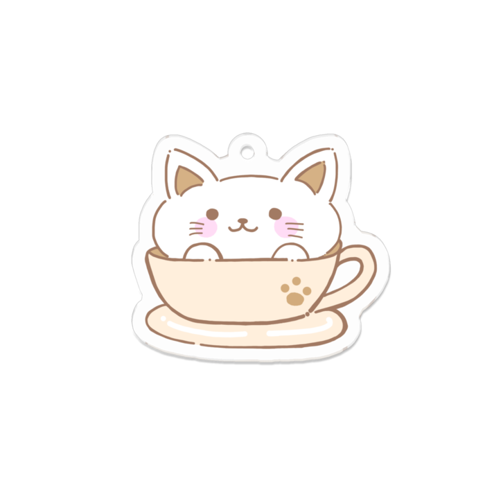 アクリルキーホルダー - 70 x 70 (mm)