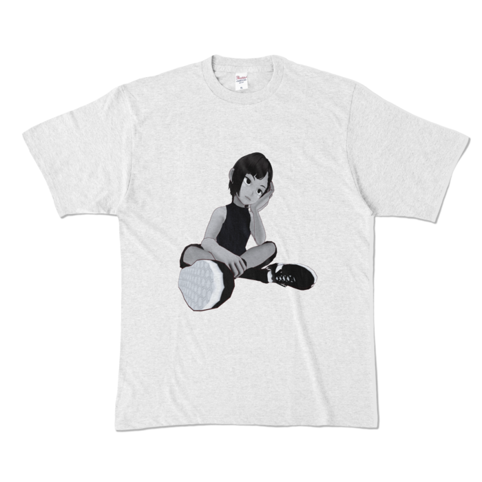 カラーTシャツ - XL - アッシュ (淡色)