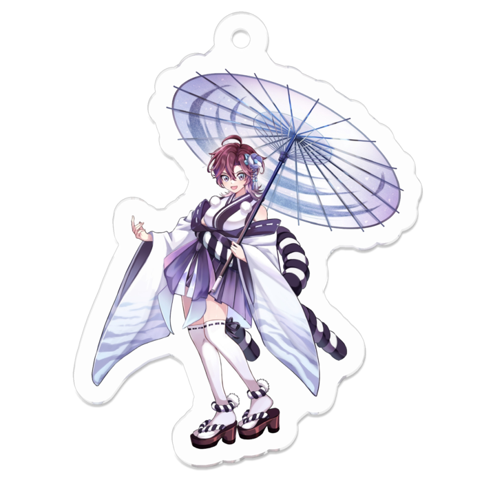 アクリルキーホルダー（コーティング） - 50 x 50 (mm)