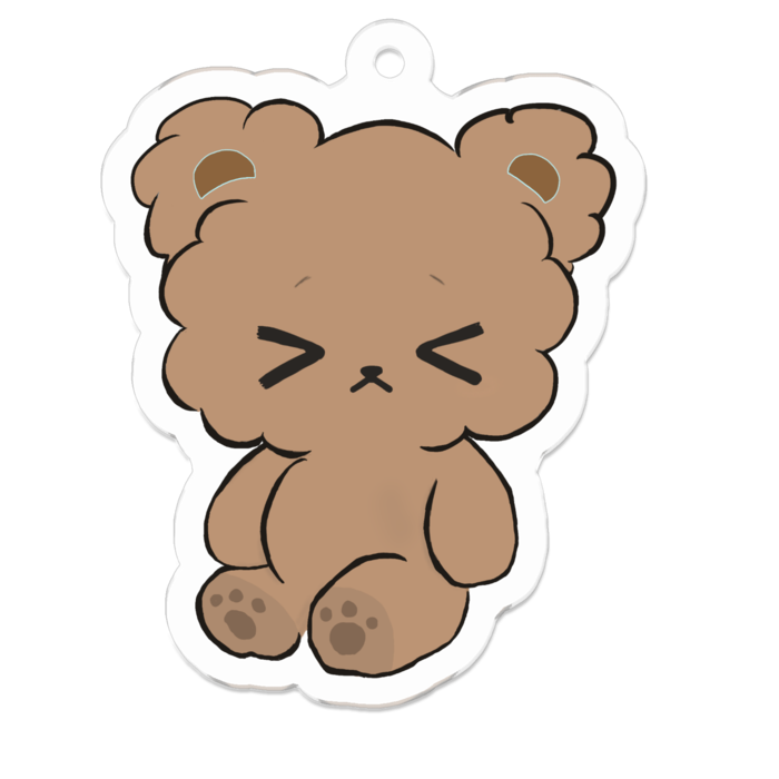 アクリルキーホルダー - 50 x 50 (mm)