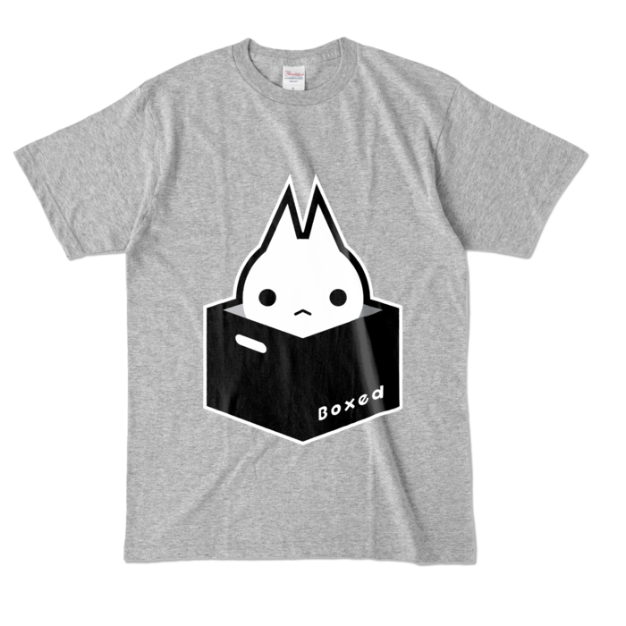 【濃Ｔ】白：L（杢グレー）