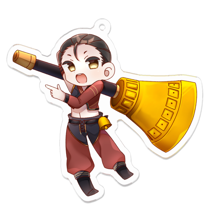 アクリルキーホルダー - 70 x 70 (mm)