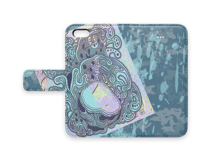 手帳型iPhoneケース - iPhone5 - ストラップ穴 なし